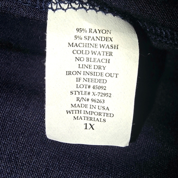 NWOT JM FLEURETTE DRAPE FRONT CARDIGAN SIZE 1X - Picture 5 of 5